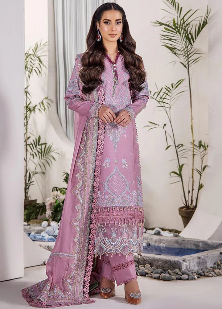 Tessa Embroidered Lawn Suits Unstitched 3 Piece Desert Romance - Festive Collection