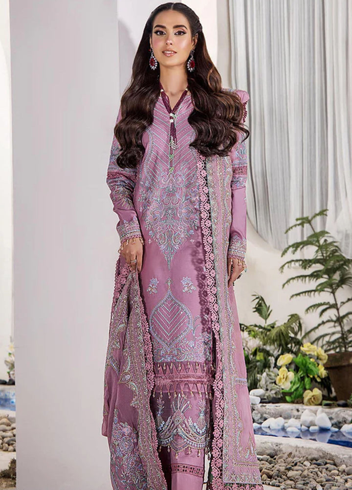 Tessa Embroidered Lawn Suits Unstitched 3 Piece Desert Romance - Festive Collection
