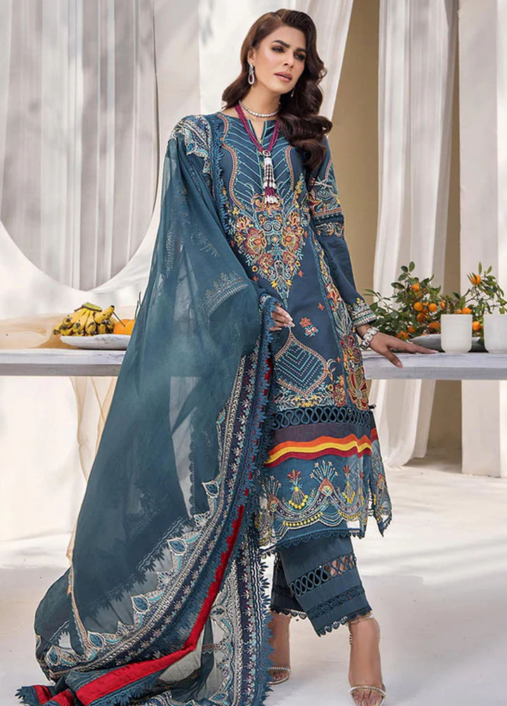 Tessa Embroidered Lawn Suits Unstitched 3 Piece Symphony of dawn - Festive Collection