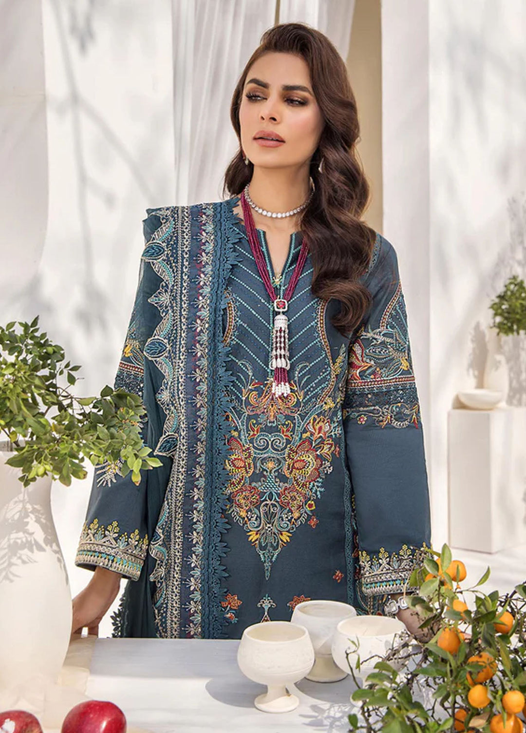 Tessa Embroidered Lawn Suits Unstitched 3 Piece Symphony of dawn - Festive Collection