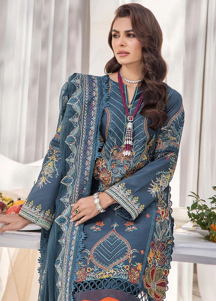Tessa Embroidered Lawn Suits Unstitched 3 Piece Symphony of dawn - Festive Collection