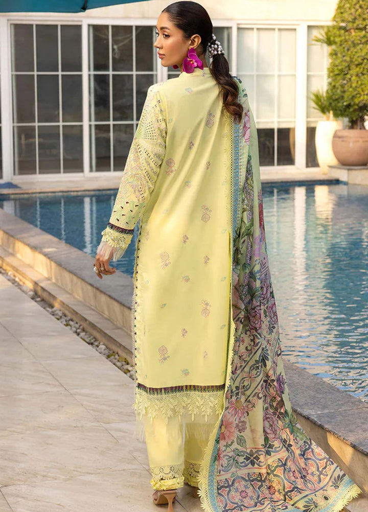 Tessa Studio Embroidered Lawn Suits Unstitched 3 Piece Moonlit Pearl - Summer Collection