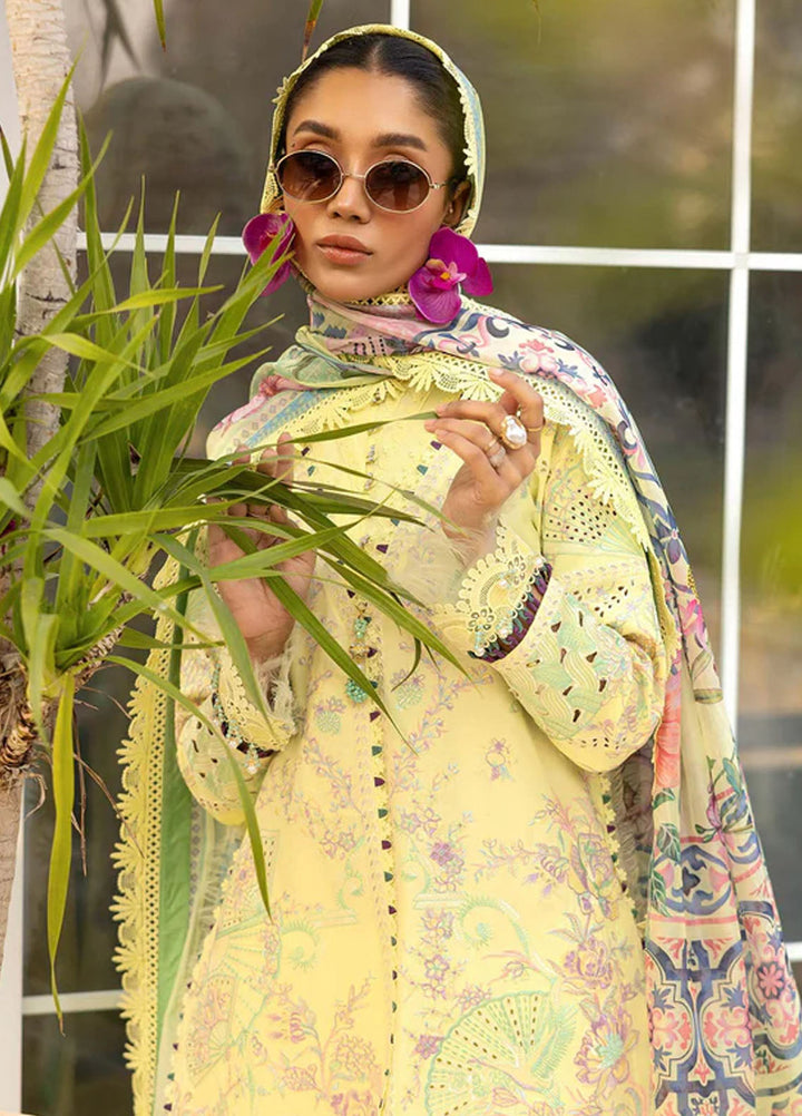 Tessa Studio Embroidered Lawn Suits Unstitched 3 Piece Moonlit Pearl - Summer Collection