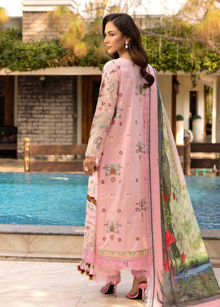 Tessa Studio Embroidered Lawn Suits Unstitched 3 Piece Rosewood Whisper - Summer Collection