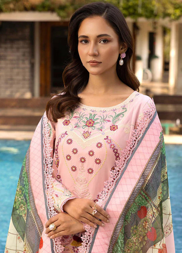 Tessa Studio Embroidered Lawn Suits Unstitched 3 Piece Rosewood Whisper - Summer Collection