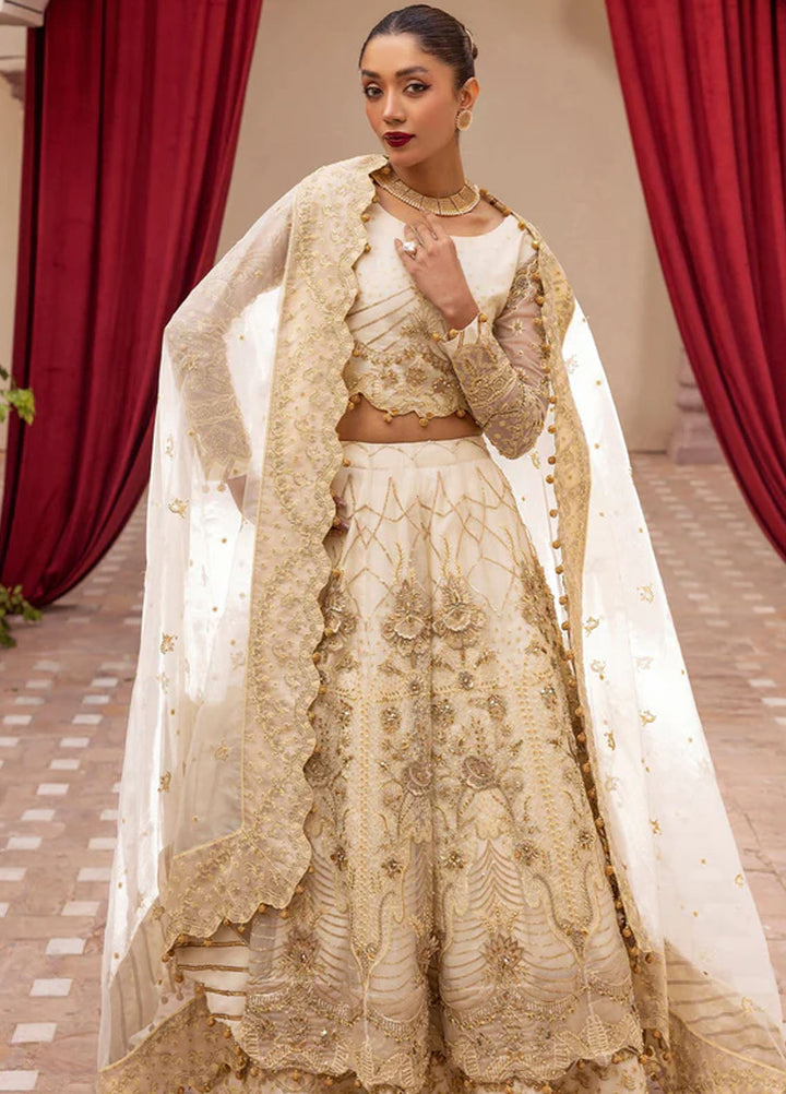 Tessa Studio Embroidered Net Suits Unstitched 4 Piece Gull e Rana - Formals Collection