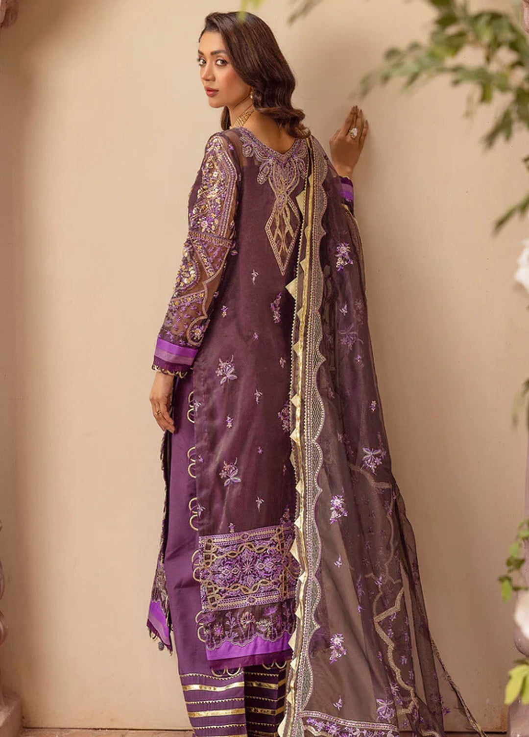 Tessa Studio Embroidered Net Suits Unstitched 4 Piece Malika Jaan - Formals Collection