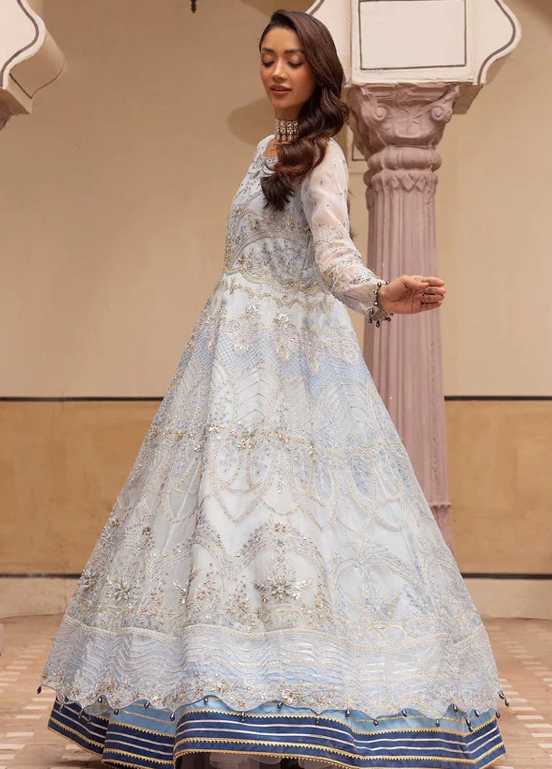 Tessa Studio Embroidered Net Suits Unstitched 4 Piece Nelam - Formals Collection