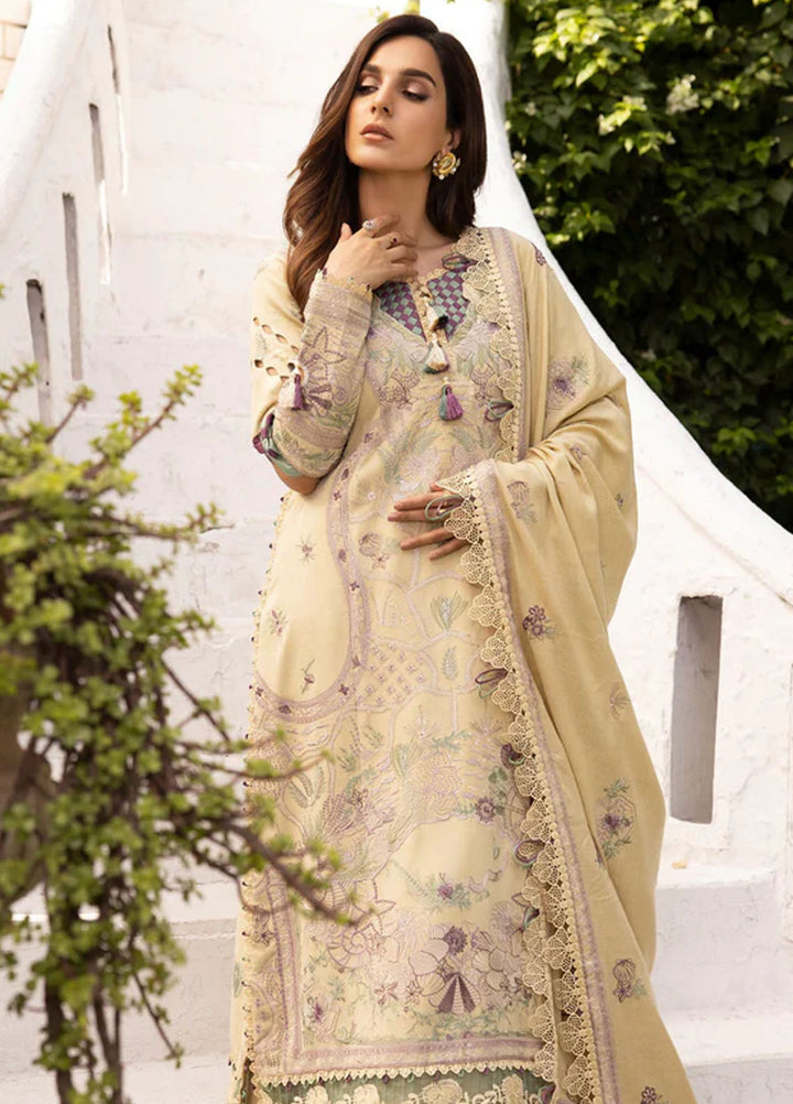 Tessa Studio Embroidered Wool Suits Unstitched 3 Piece Auro Attire - Winter Collection