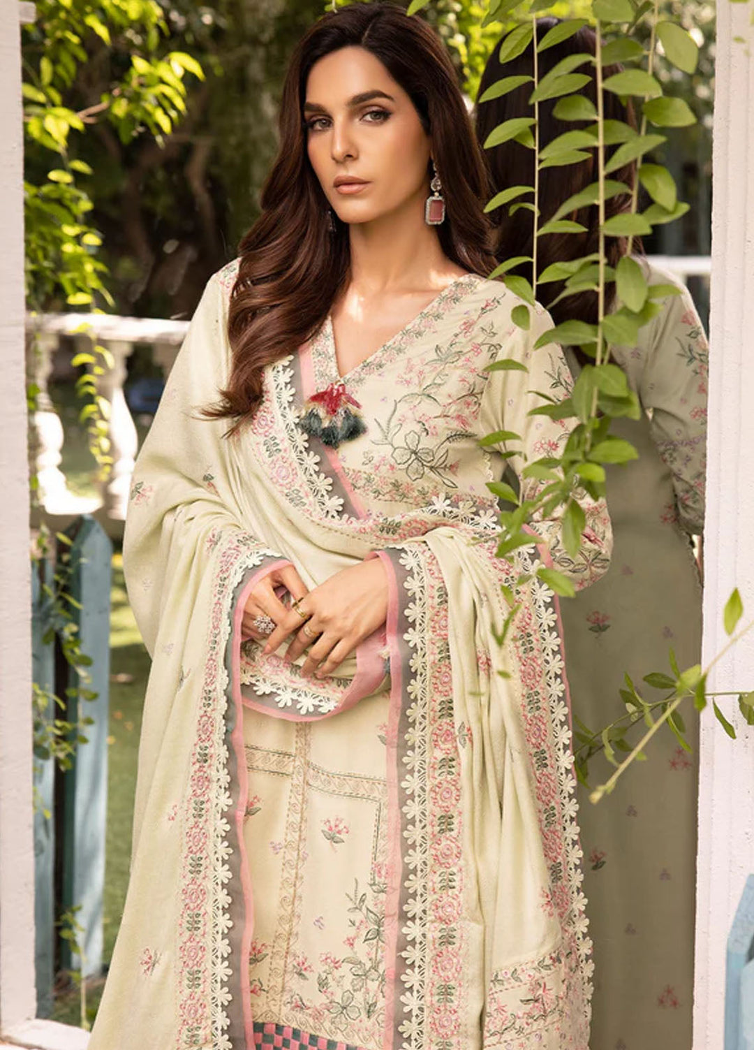 Tessa Studio Embroidered Wool Suits Unstitched 3 Piece Jubilant Grace - Winter Collection