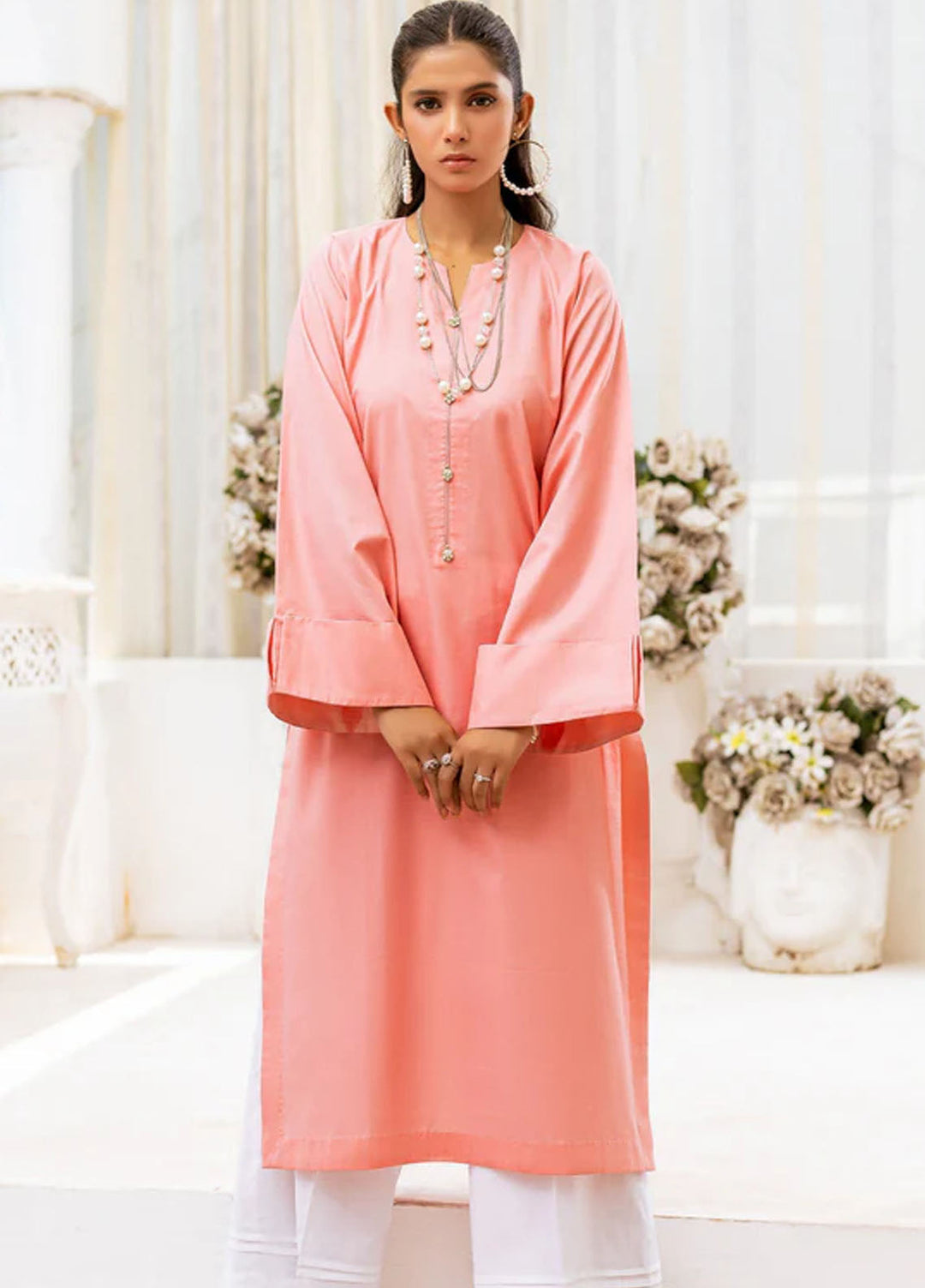 Tessa Studio Pret Solid Lawn 2 Piece Suit Rosey Haze