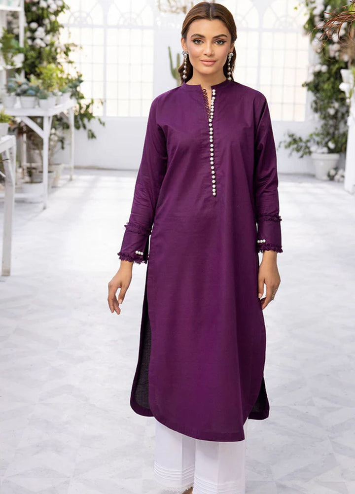 Tessa Studio Pret Solid Lawn 2 Piece Suit Violet Whisper