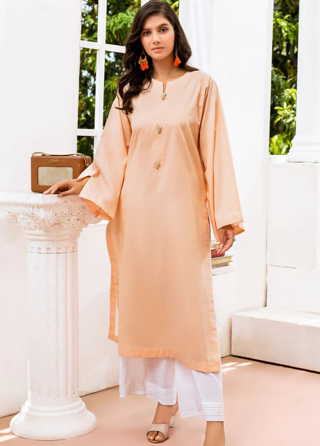 Tessa Studio Pret Solid Lawn 2 Piece Suit Warm Whisper