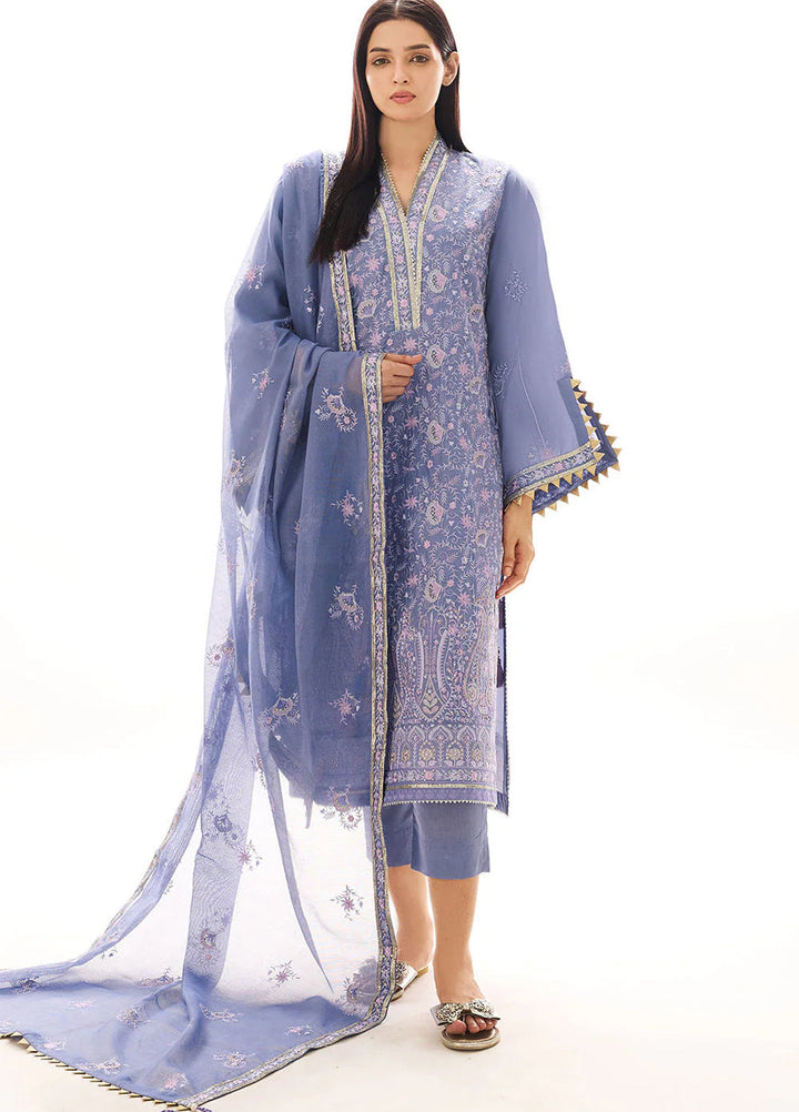 The Poetry of Luxury by Gul Ahmed Unstitched Embroidered Lawn 3 Piece Suit GA26UPL PM-62060 - Summer Collection