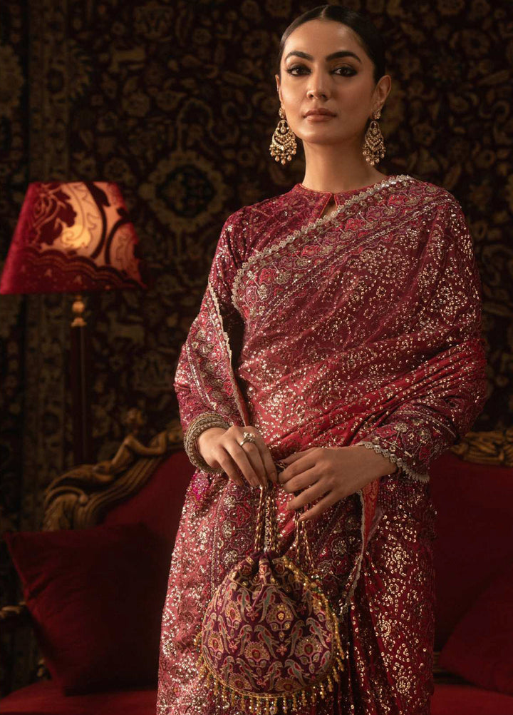 The Sari Edit by Aik Atelier Unstitched Silk Luxury Embroidered Saree AIK25SE Look-08 - Formals Collection