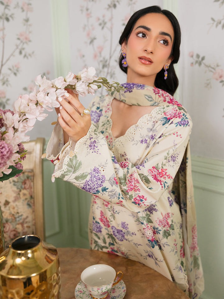 The Meetup by Yards Unstitched Embroidered Lawn 3 Piece Suit Unsaid Things Casual Collection