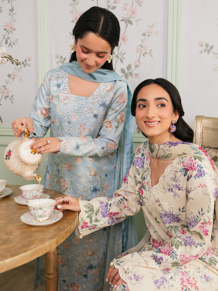 The Meetup by Yards Unstitched Embroidered Lawn 3 Piece Suit Unsaid Things Casual Collection