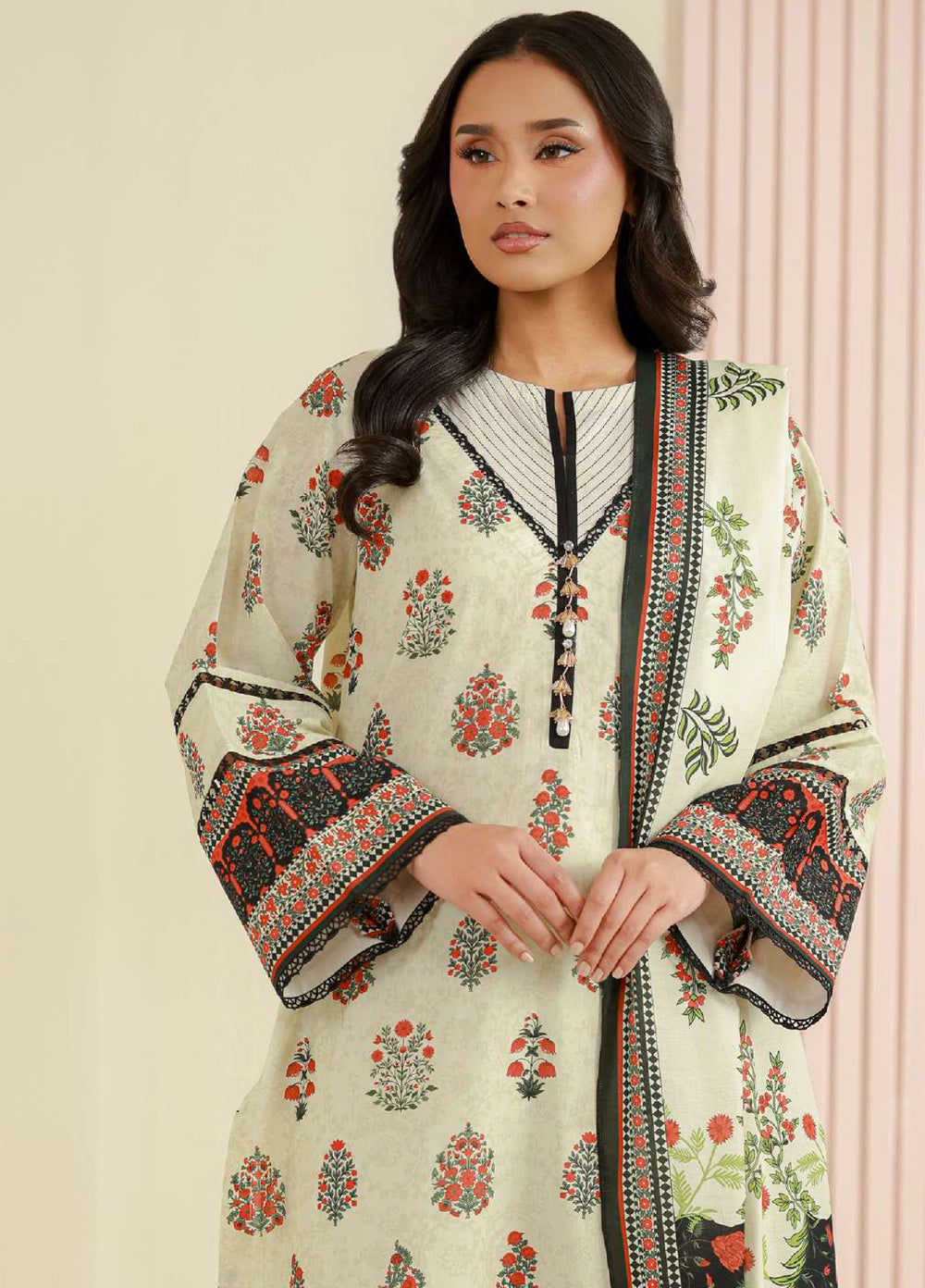 Zellbury Unstitched Printed Lawn 3 Piece Suit ZB26UCVII WUS26X31011 - Casual Collection