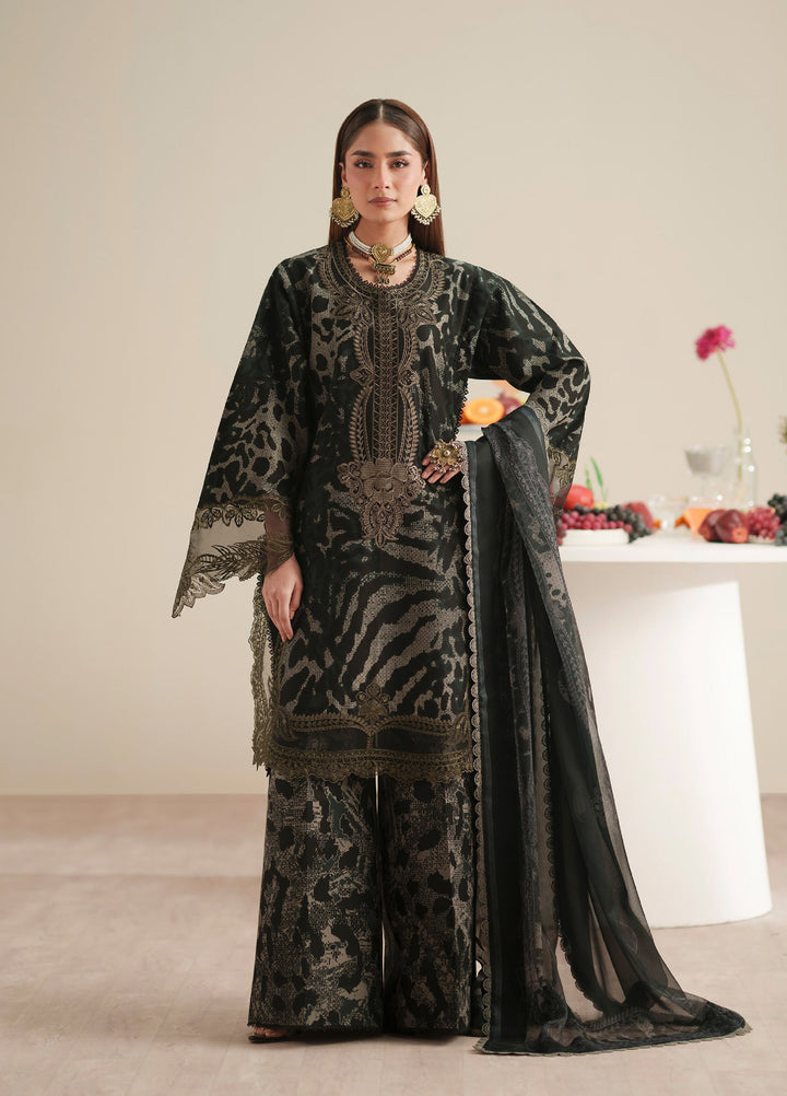 JoJo by Bin Ilyas Unstitched Embroidered Lawn 3 Piece Suit BI26UJJ D-82A - Summer Collection