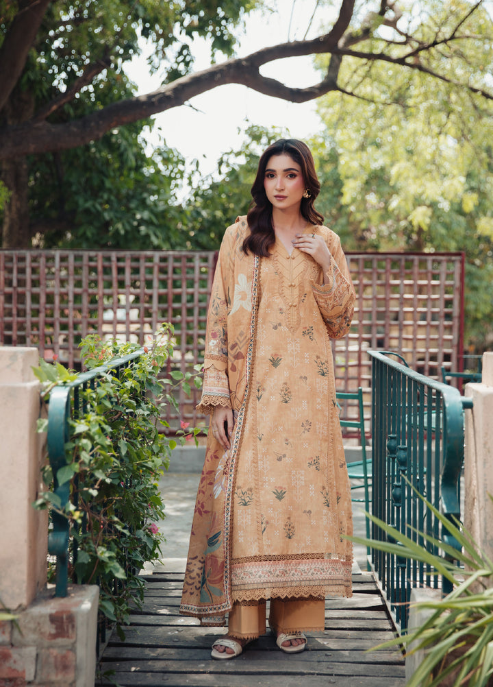 Zync by Florent Unstitched Printed Lawn 3 Piece Suit FL26ULE FZ-5 - Eid Collection