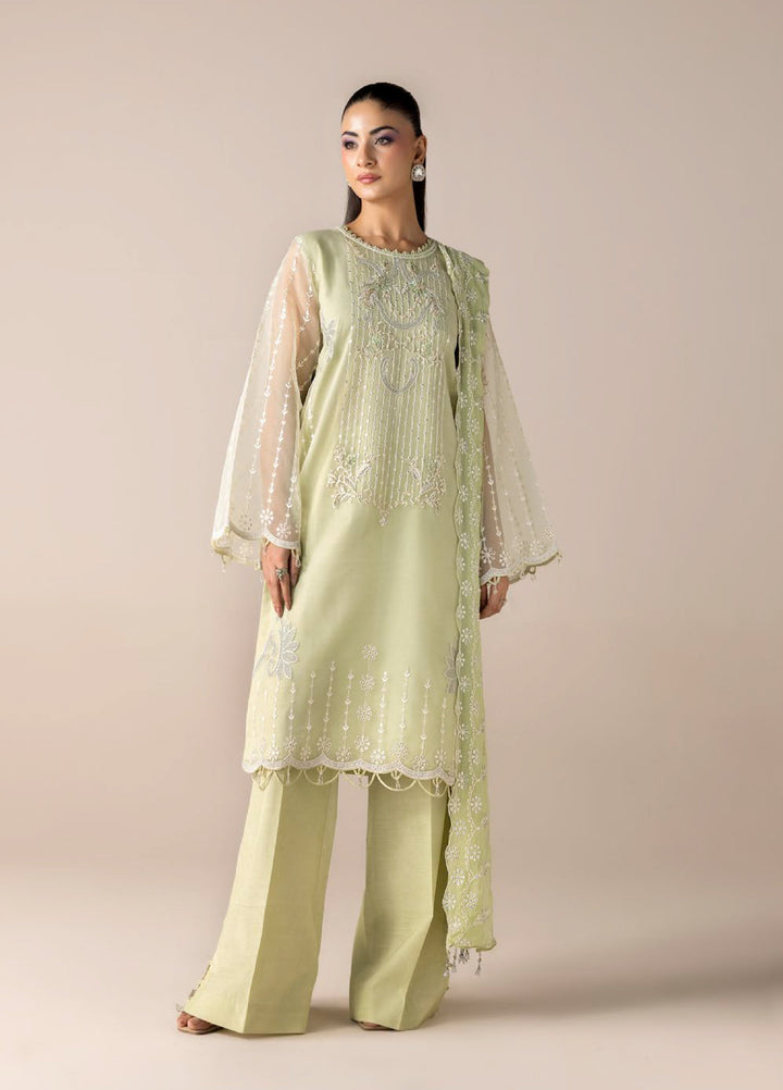 Aura by Zebtan RTW Embroidered Organza 2 Piece Suit ZB26UAL A-02 - Festive Collection