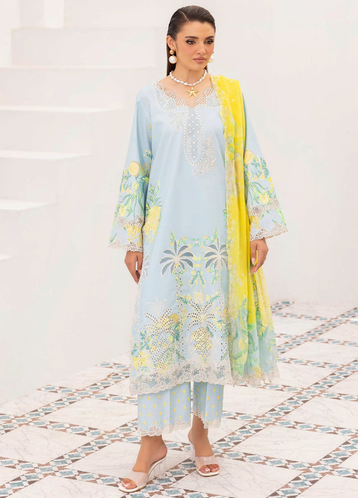 Rang e Bahar by Charizma Unstitched Embroidered Lawn 3 Piece Suit CHR26ULR CRB6-25 - Summer Collection
