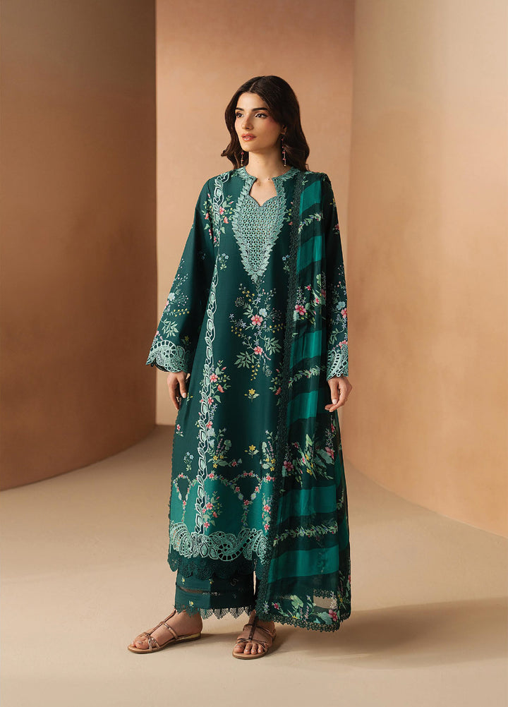 Haze A Prints by Afrozeh Unstitched Embroidered  Lawn 3 Piece Suit AF26UAP Halo FWU-115 - Summer Collection