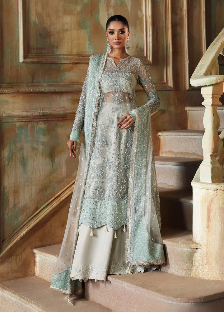 Zyra Unstitched Embroidered Net 3 Piece Suit ZY26UW D-1 Sarosh - Wedding Collection