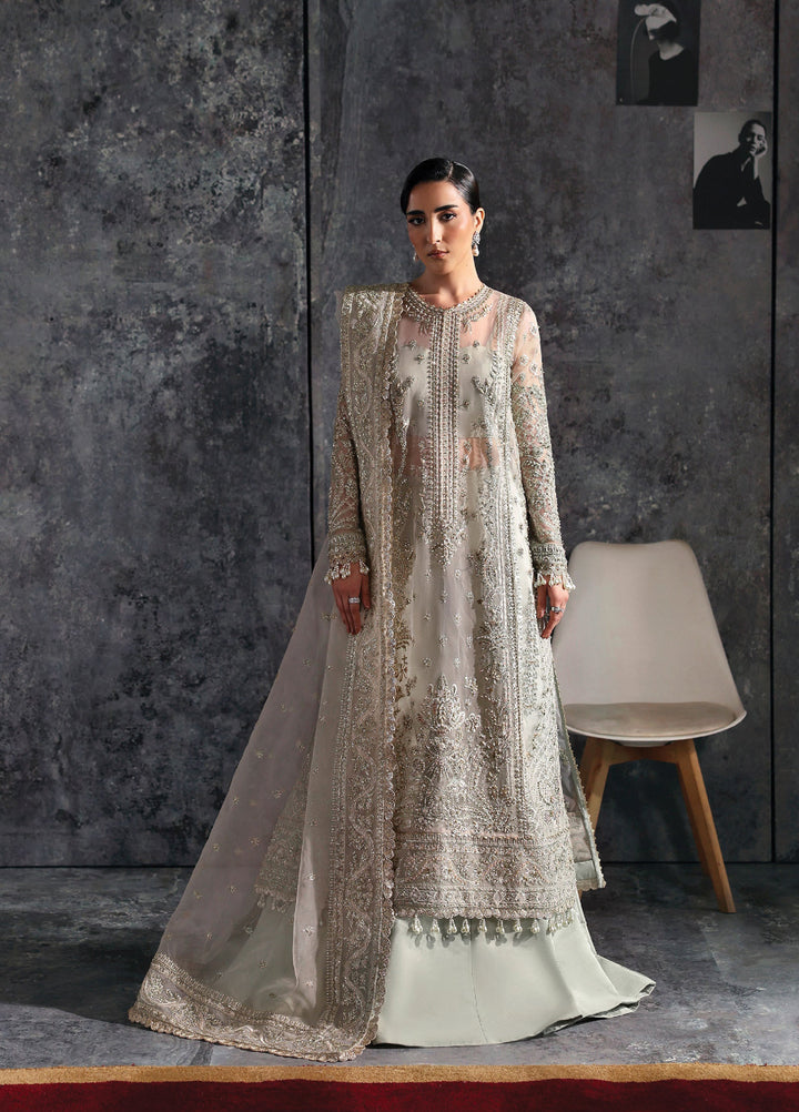 Seraphine by Zarposh Unstitched Embroidered Organza 3 Piece Suit Halo - Wedding Collection