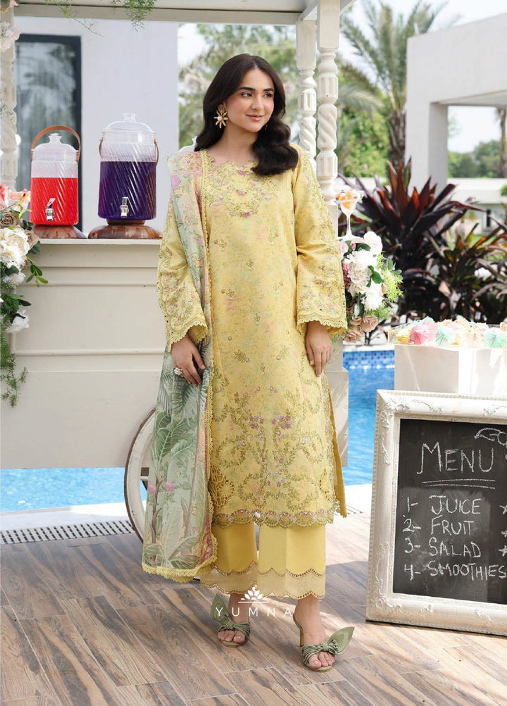 Florence by Rang Rasiya Unstitched Embroidered Lawn 3 Piece Suit RR26ULF Yumna - Festive Collection