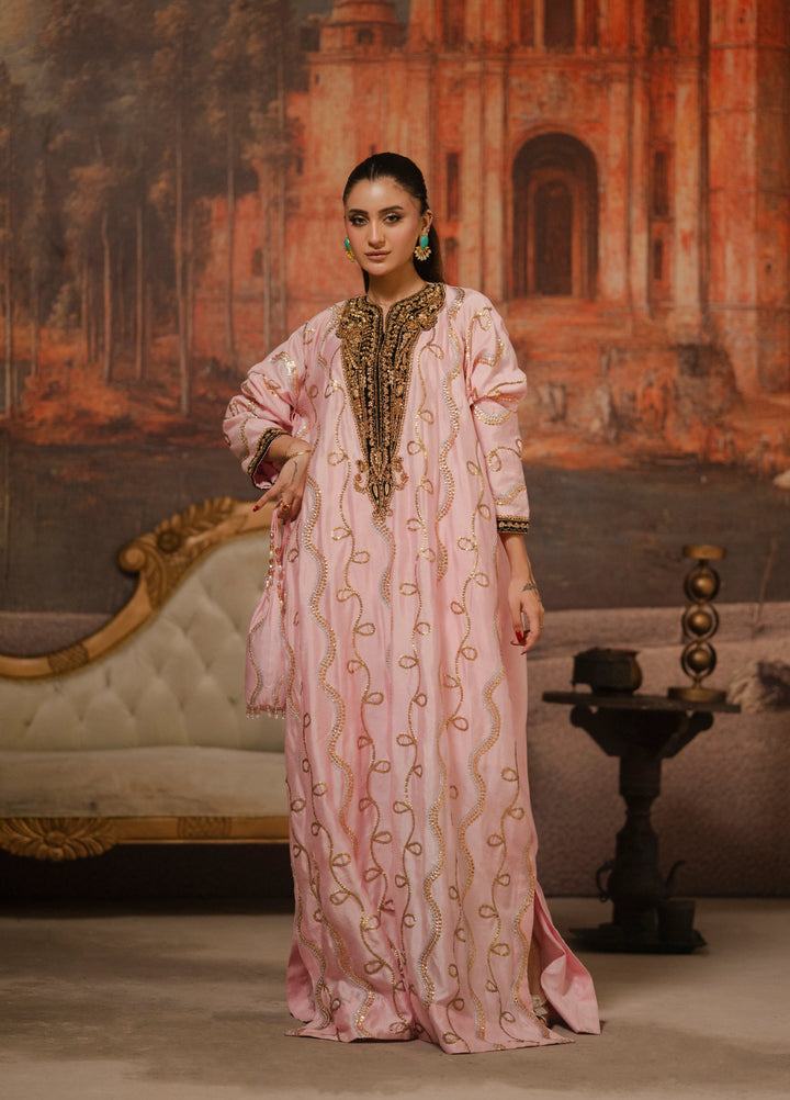 Lia by Miras Women Pret 3 Piece Embroidered Sheesha Rawsilk TURA - Festive Collection