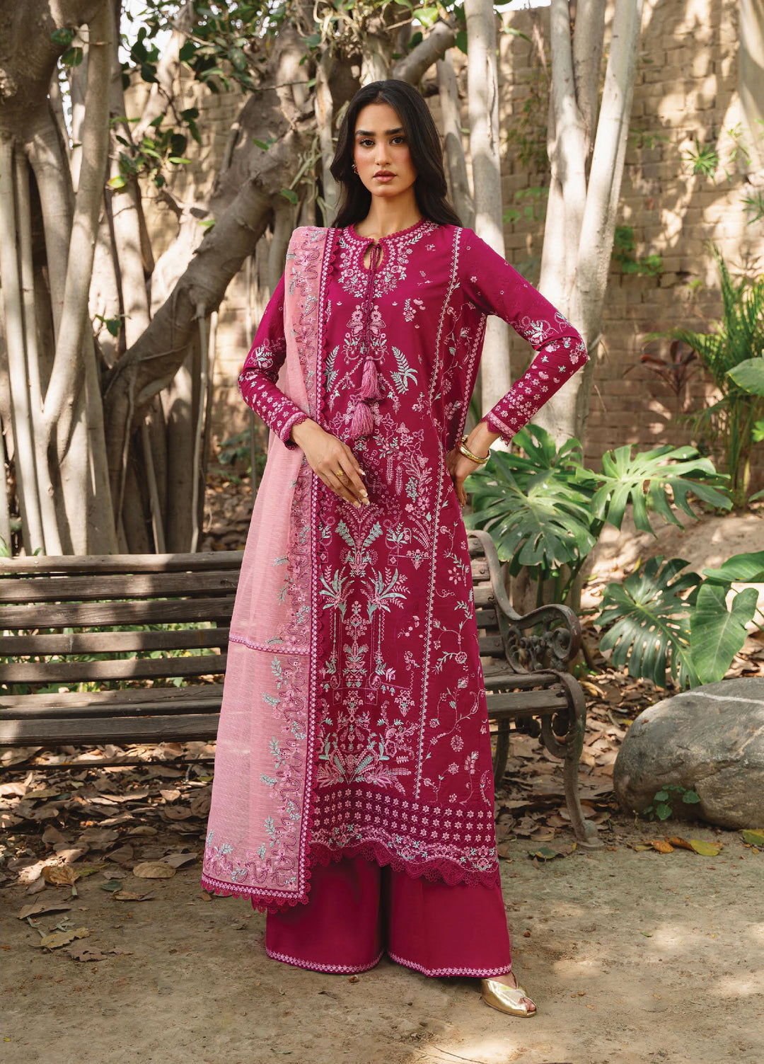 Whisper by Ayzel Unstitched Embroidered Lawn 3 Piece Suit AAF26ULW Bloom ZWU-0137-3PO - Eid Collection