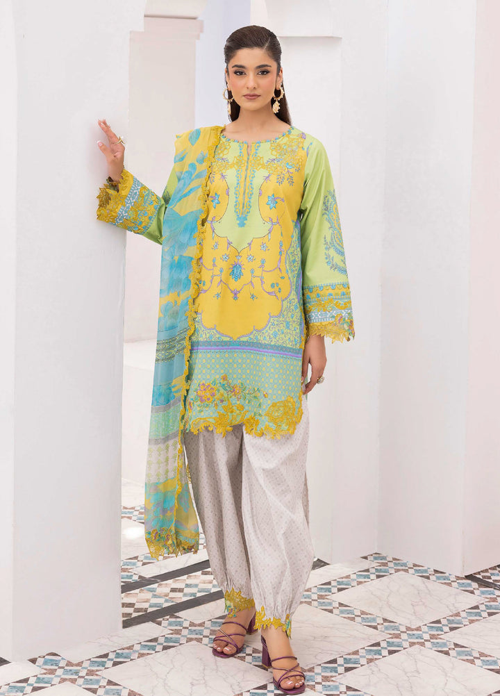 Rang e Bahar by Charizma Unstitched Embroidered Lawn 3 Piece Suit CHR26ULR CRB6-26 - Summer Collection