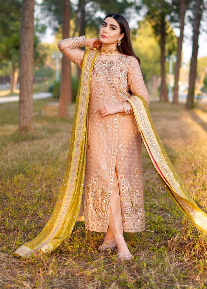 Luxe By Hues Atelier Women Pret 3 Piece Lucknowy Angrakha - Formals Collection