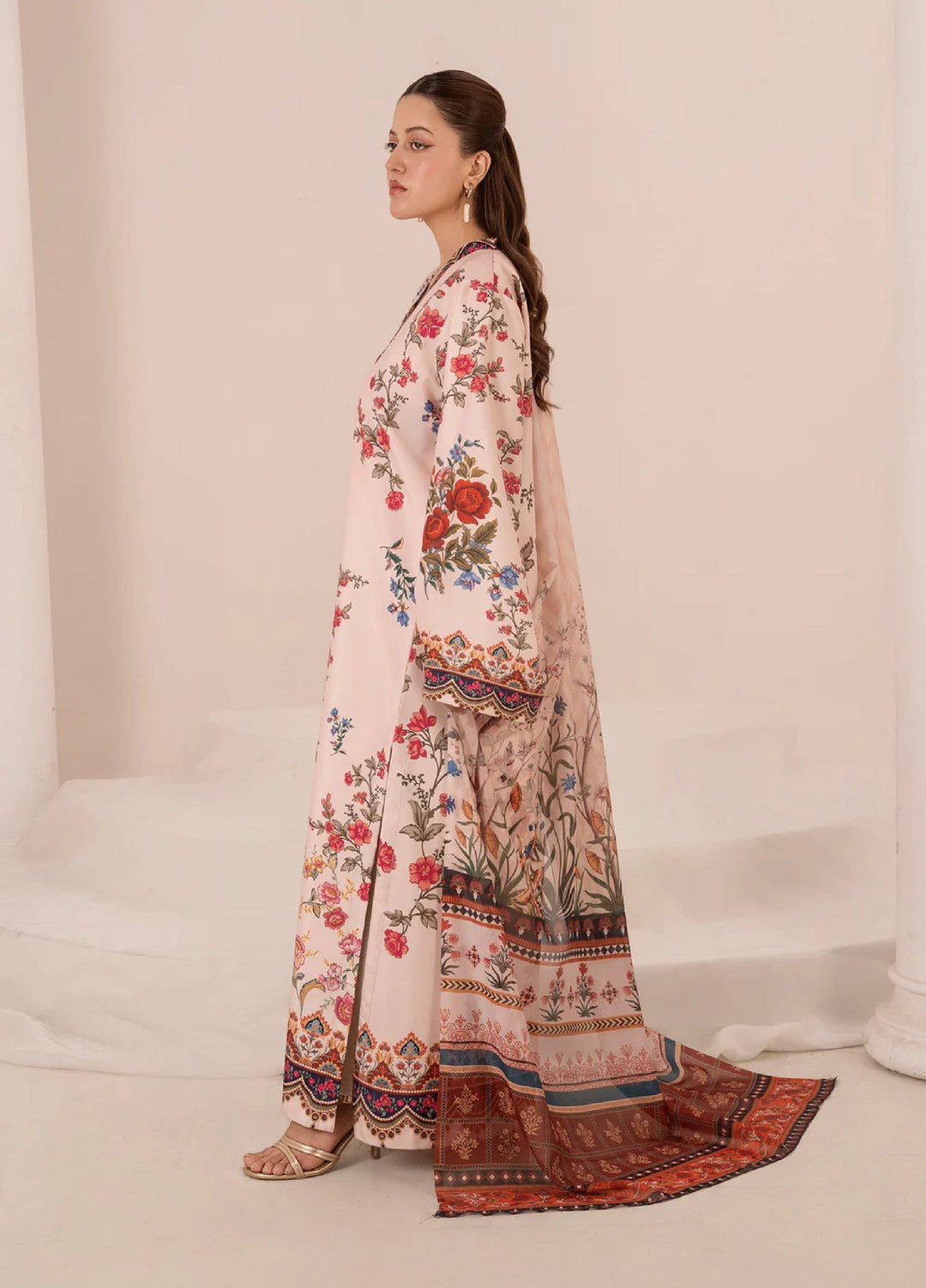 Crimson Hawk by Chandan Nagri Women Pret Printed Crepe 3 Piece Suit EVIA - Casual Collection