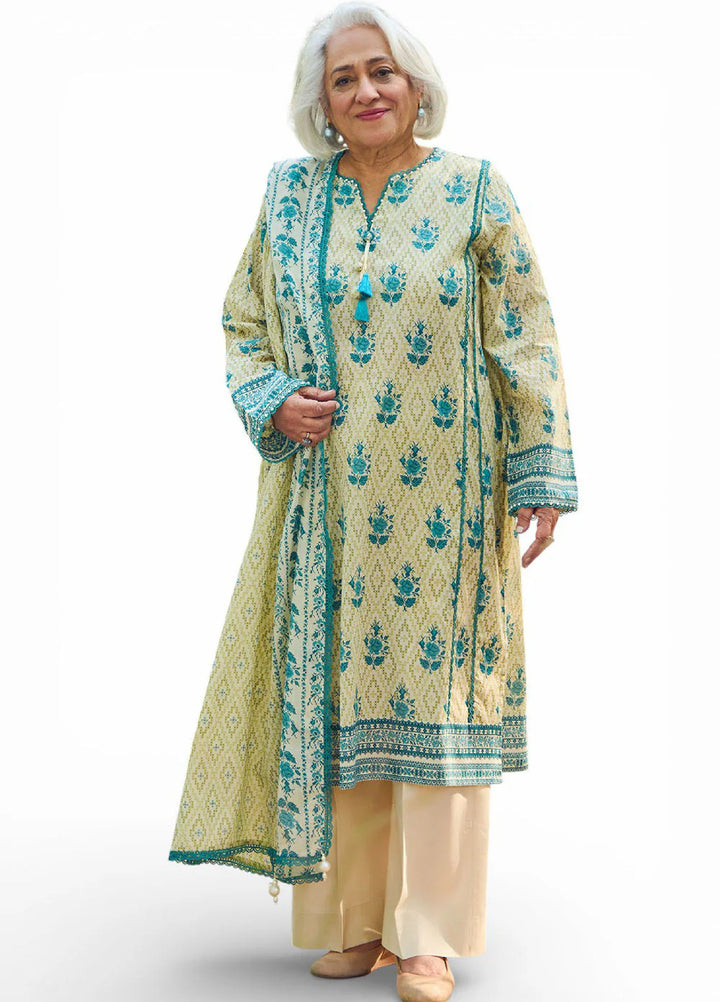Tribute To Mother by Gul Ahmed Unstitched Printed Lawn 3 Piece Suit GA26UTM CL-62107 B - Summer Collection