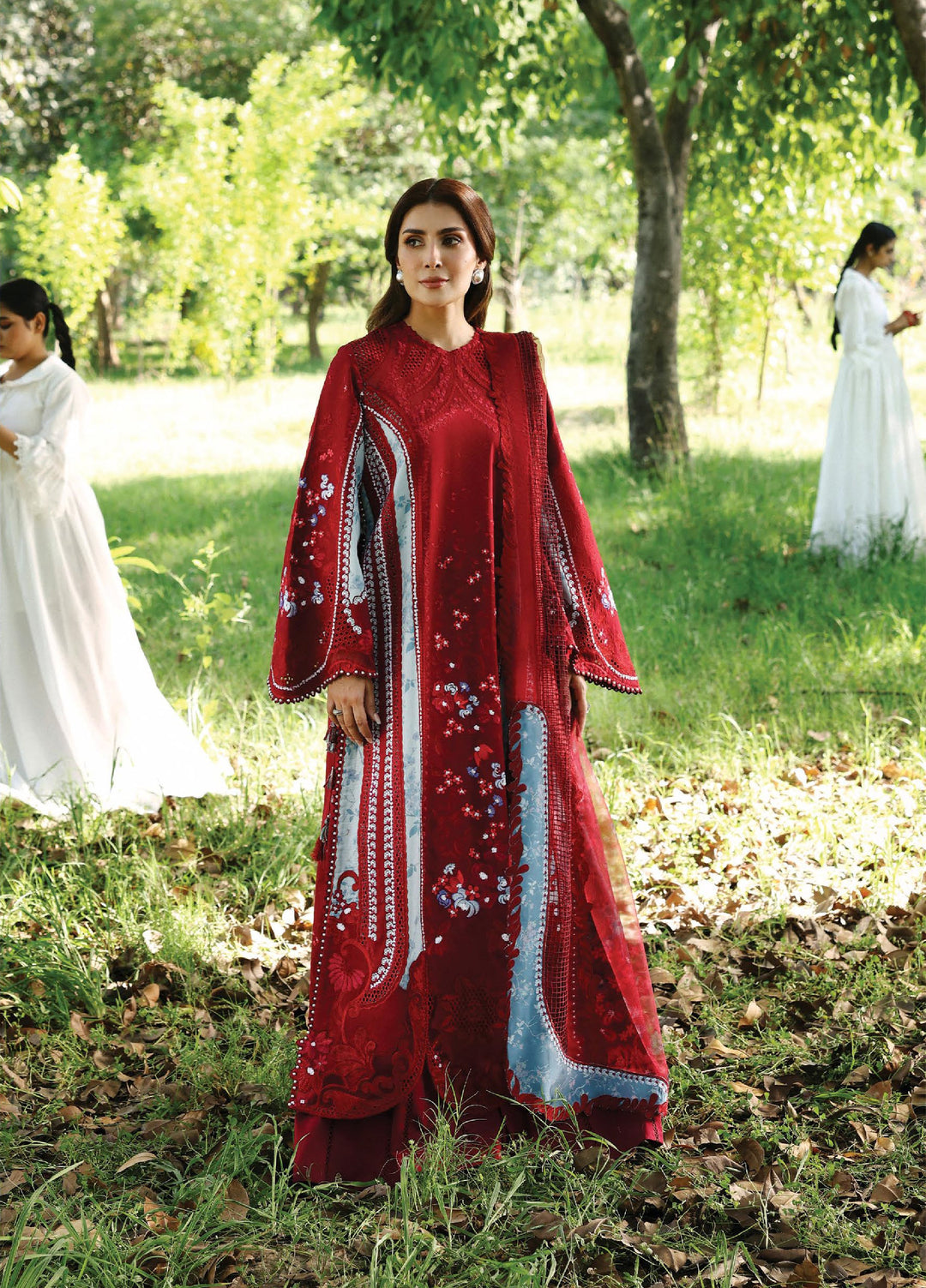 A-Lawn by Afrozeh Unstitched Embroidered Lawn 3 Piece Suit AF26UAL Halia FWU-0065-3PO - Eid Collection