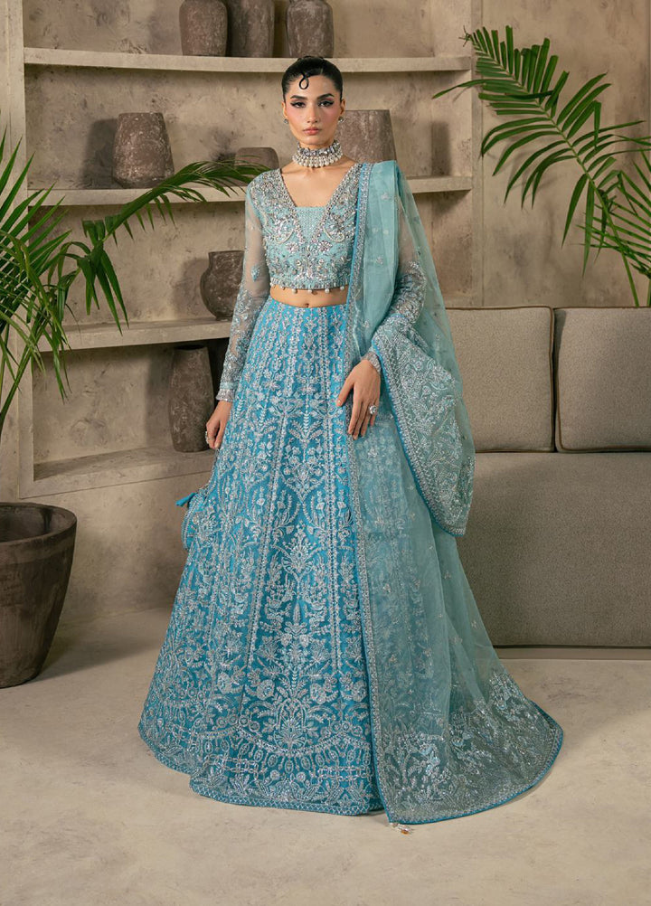 Azira by Gulaal Unstitched Luxury Embroidered Organza 3 piece GL25AF LFU-01 Elaria - Formals Collection