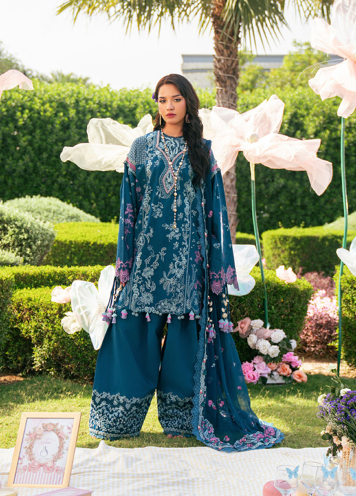 Feerie by Sundas Ahad Unstitched Embroidered Lawn 3 Piece Suit SNA26ULF Eloria ELL-04 - Eid Collection