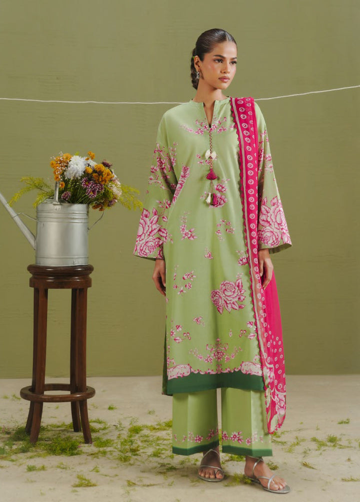 Coco by Zara Shahjahan Unstitched Printed Lawn 3 Piece Suit CZS26PS ZCP-26 02 B - Summer Collection