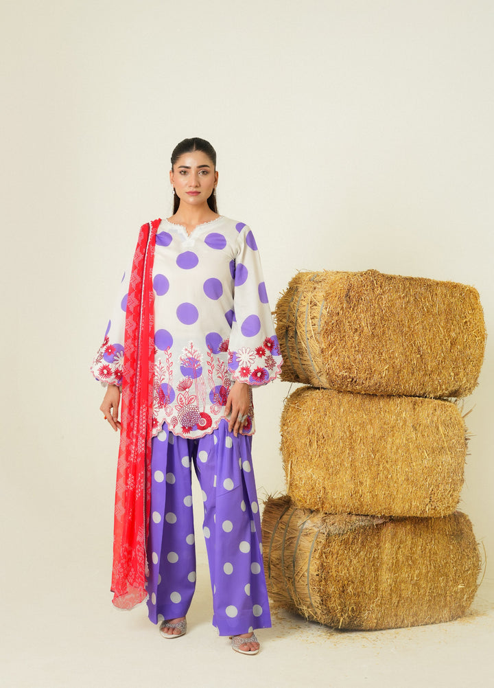 Zar e Jahan by Huma Gul Unstitched Printed Lawn 3 Piece Suit SEREENHG-904 - Casual Collection