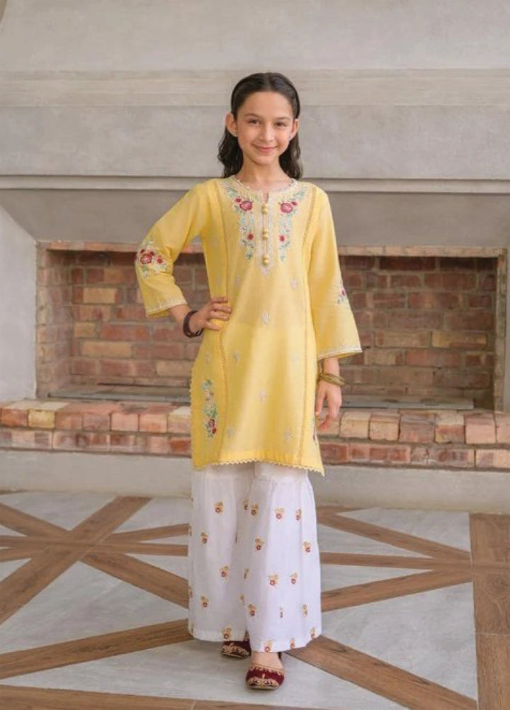 Fresh Birds Kids RTW Embroidered Lawn 2 Piece Suit Gulnar-FB-09 - Casual Collection