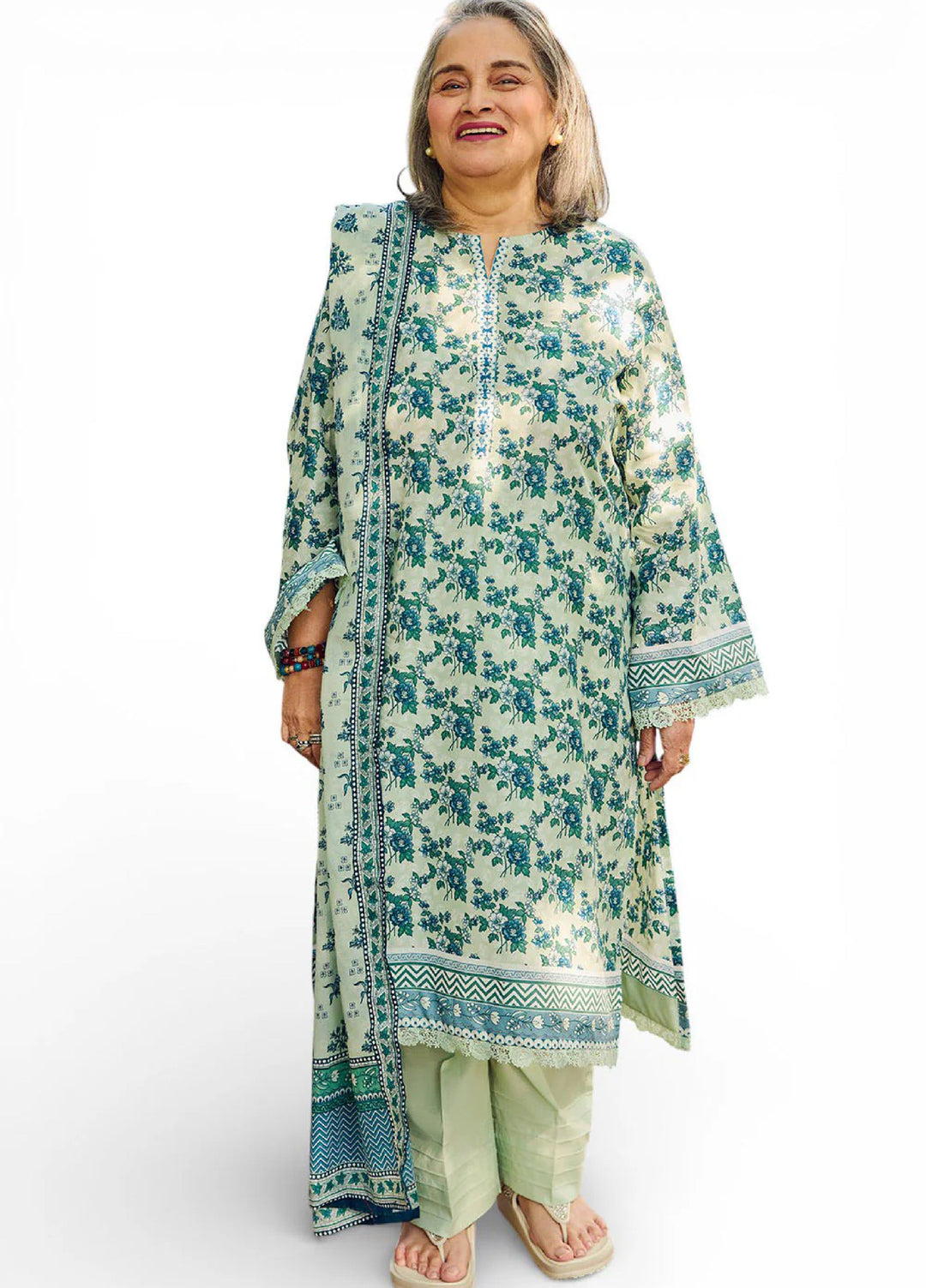 Tribute To Mother by Gul Ahmed Unstitched Printed Lawn 3 Piece Suit GA26UTM CL-62086 A - Summer Collection