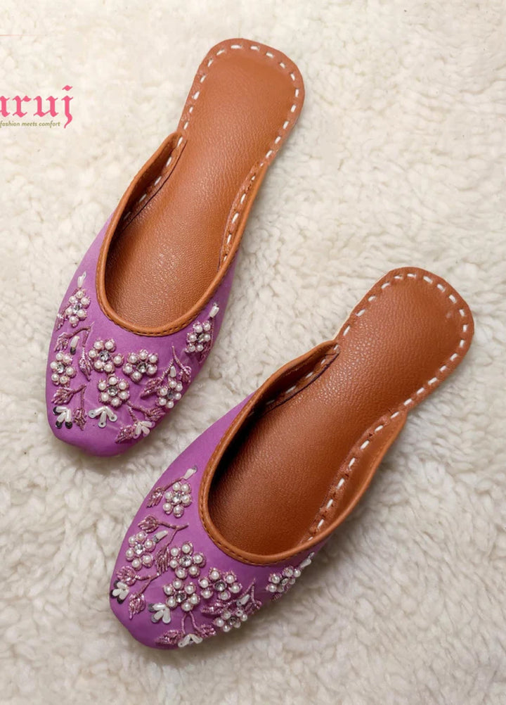 Zuruj Festive Style   Backless Khussay JU-179