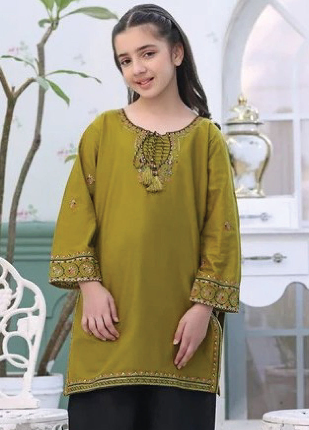 Fresh Birds Kids RTW Embroidered Lawn 2 Piece Suit Mayal-FB-05 - Casual Collection