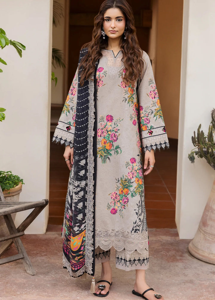 Andaaz by Charizma Unstitched Embroidered Lawn 3 Piece Suit CHR26UAL CAD6-08 - Summer Collection