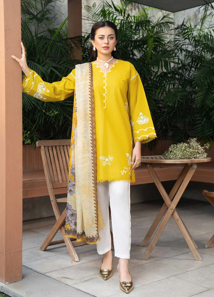 Solid Story by Panache Pret Solids Lawn 3 Piece Orah