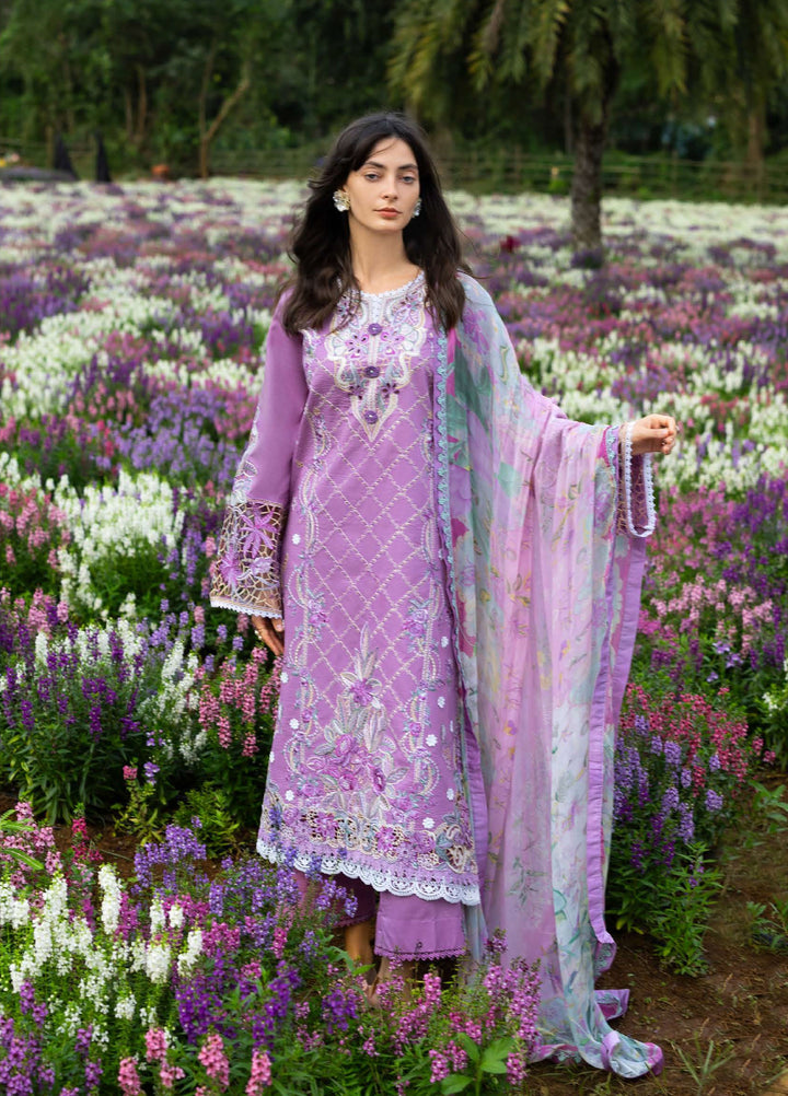 The Secret Garden by Mushq Hemline Unstitched Lawn 3 Piece Suit MU26USG D-13B Secret Thicket - Summer Collection