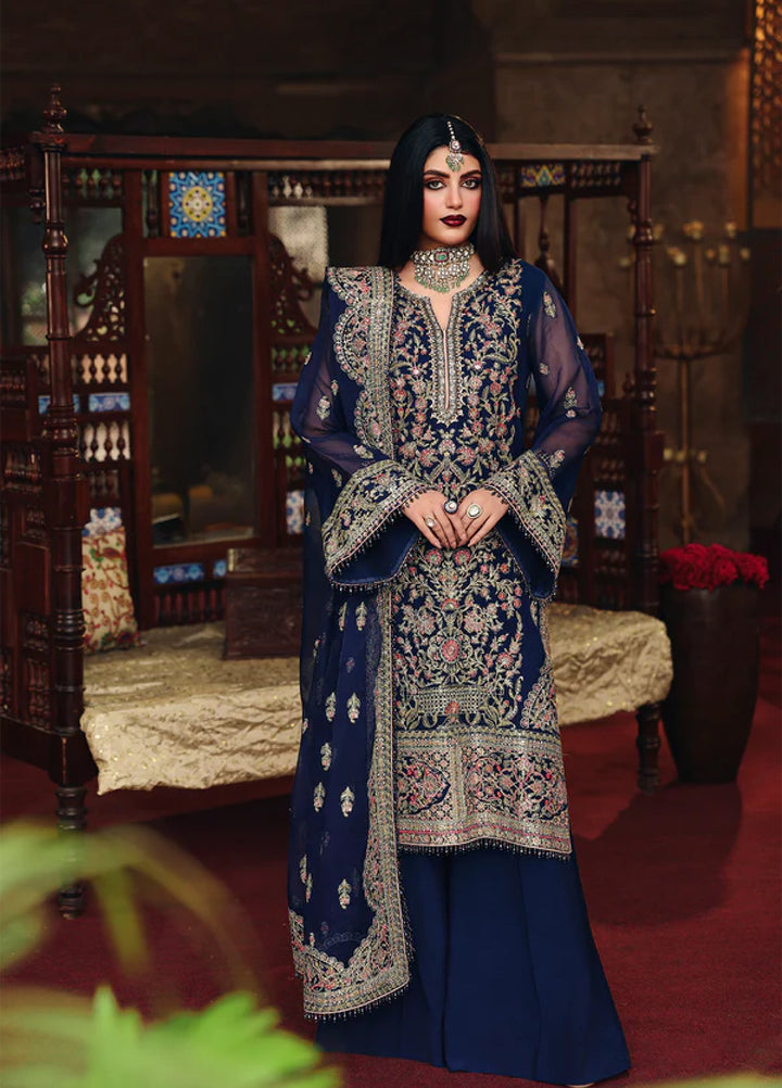 Silsila by Meeral Pret Embroidered Organza 3 Piece Nafeesa - Festive Collection