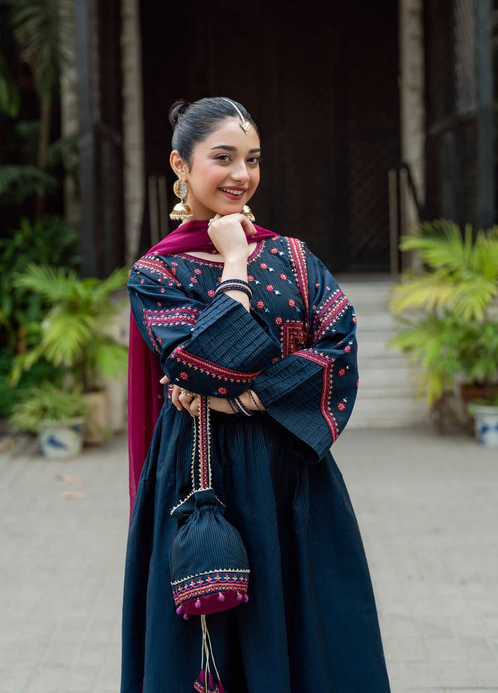 Omal by Komal Pret 3 Piece Cotton Susi Suit Marvi - Festive Collection